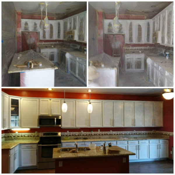 Kitchen Cabinet Painting by Kinos